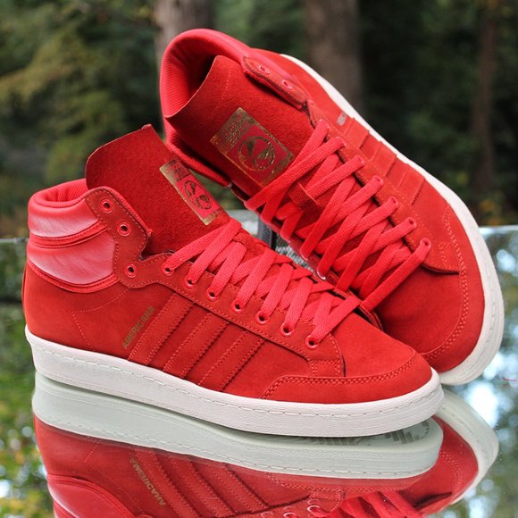 Adidas Americana Hi 88 Red Suede Men’s Size 9.5 main image 12
